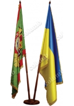 Знамя Украины и корпоративное 140х210 см