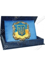 Герб Украины в стандартном корпусе «картуш» большой