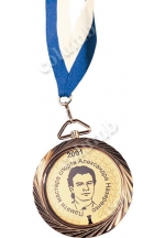 Медаль на ленте в унифицированном корпусе «галактика»