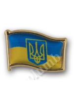 Значок “Флаг с гербом Украины”