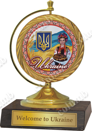 Медаль стандартної форми «галактика» «Ukraine»