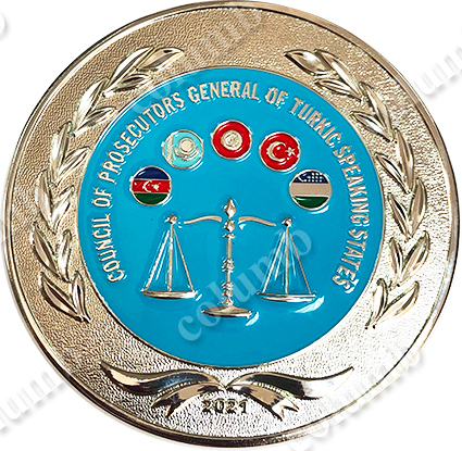 Медаль "Council of prosecutors general of turkic states" Азербайджан 