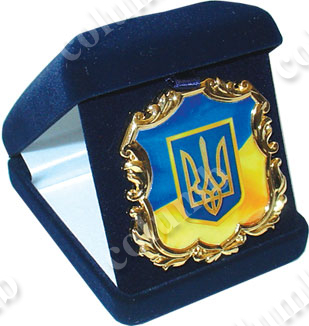 Герб Украины в стандартном корпусе «картуш» малый