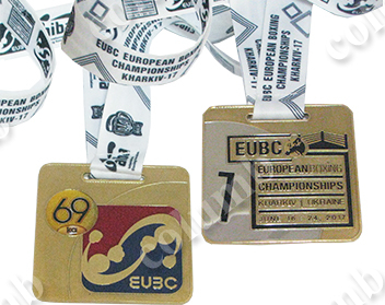 Медаль на стрічці "EUBC Харків-17"