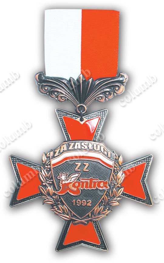 Почетный знак на колодочке «За заслуги ZZ Kontra»